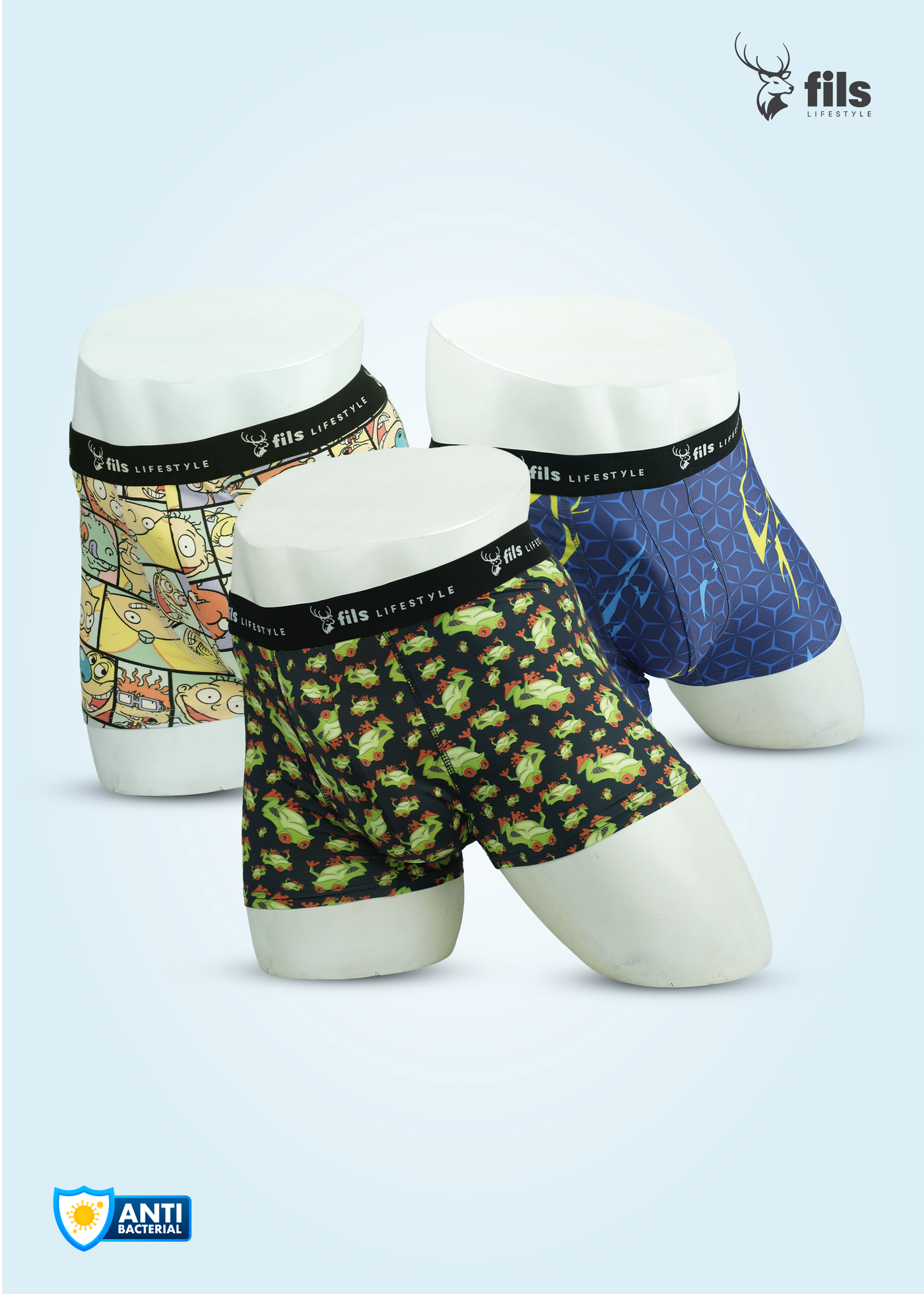 3 Pcs Premium Boxer Combo 7 (Imported Mesh Fabric)