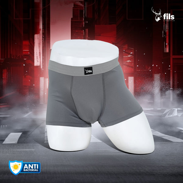 Ash - Men's Premium Antibacterial Boxer Brief (Mesh Fabric)