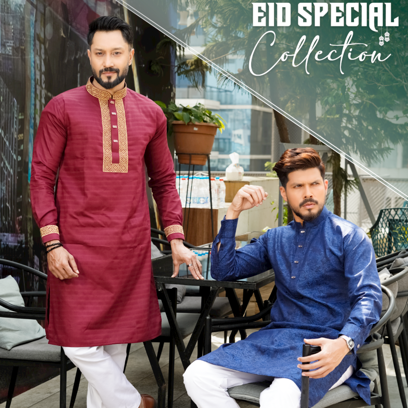 Two Male Model Video Wearing Our Four Different Style Panjabi